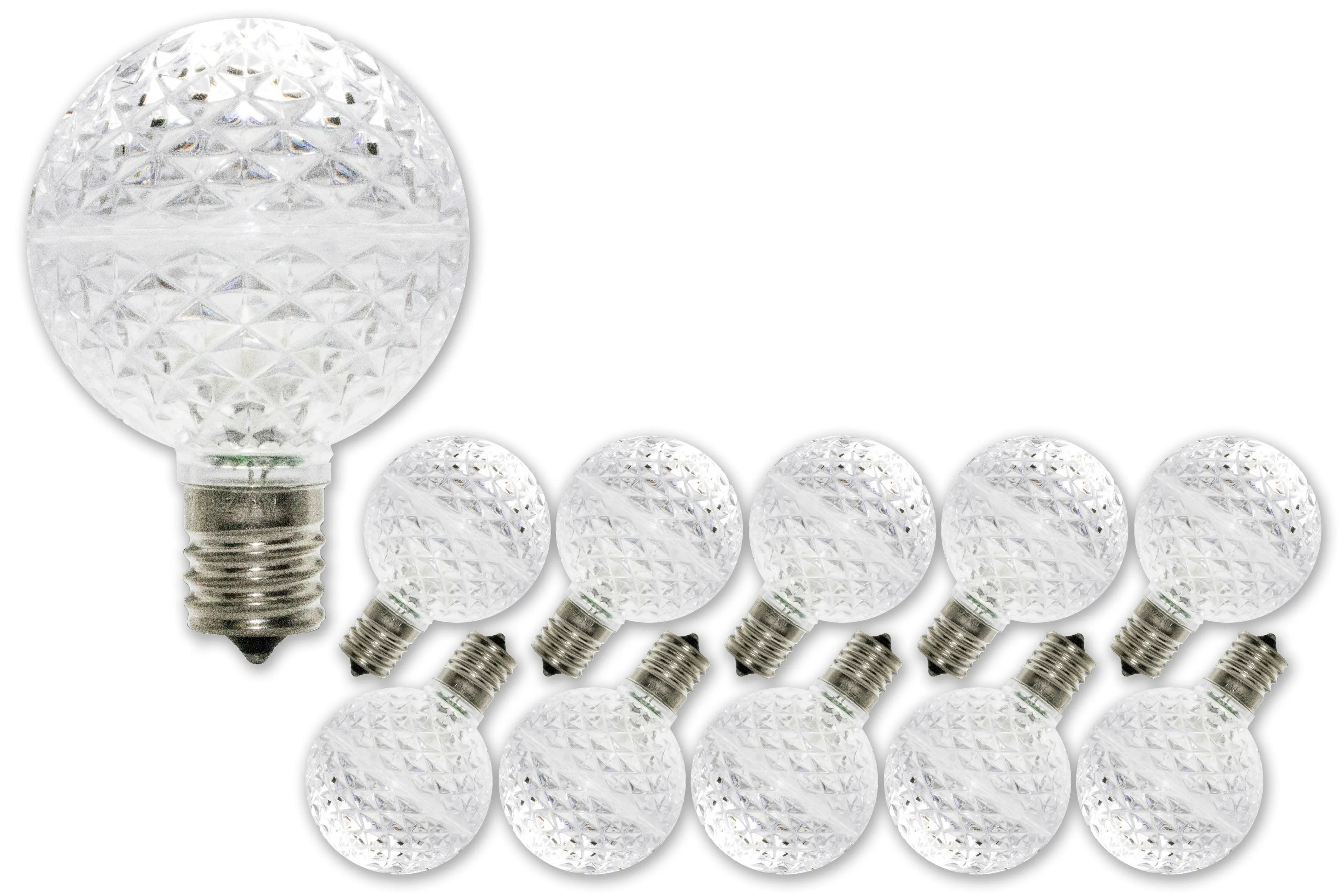 10 Pack of G50 Cool White Replacement Bulb