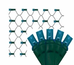 100 Teal LED Net Lights - Premium - LED Christmas Lights