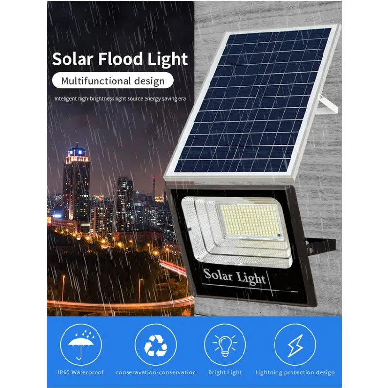 100W Led Floodlight With Solar Panel