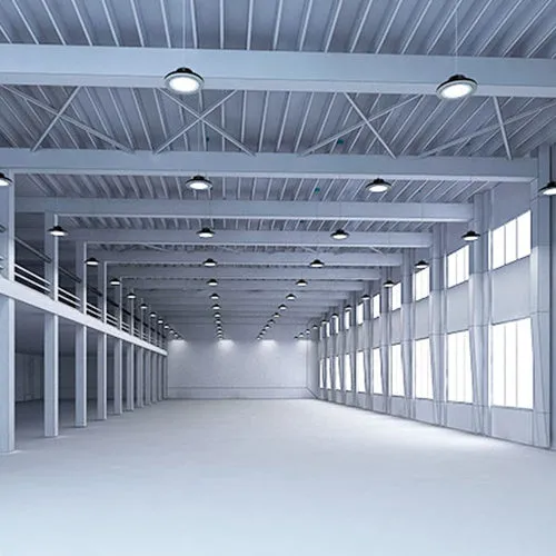 100W/120W/150W Selectable LED UFO High Bay, Warehouse Lighting, CCT Selectable, White Housing