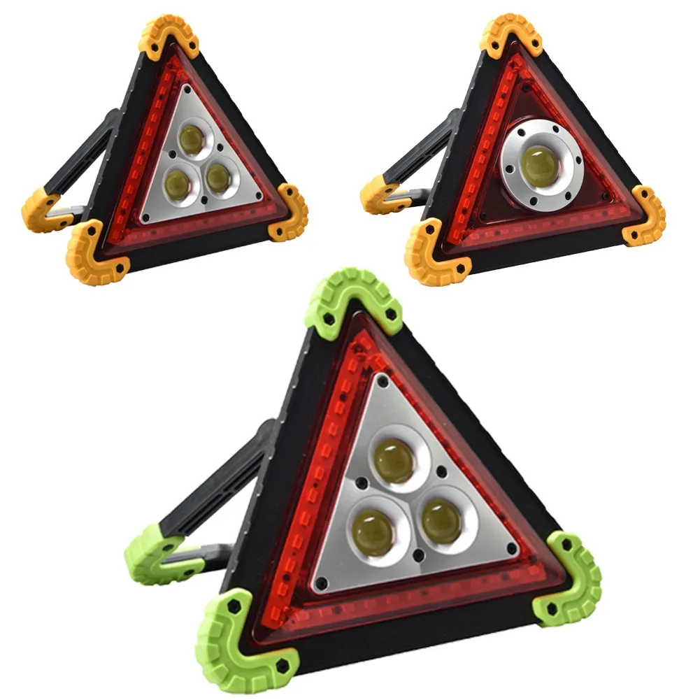 10W LED Triangle Warning Stop Sign Car Breakdown Emergency Safety