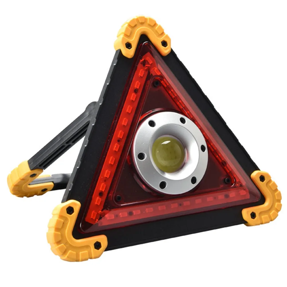 10W LED Triangle Warning Stop Sign Car Breakdown Emergency Safety