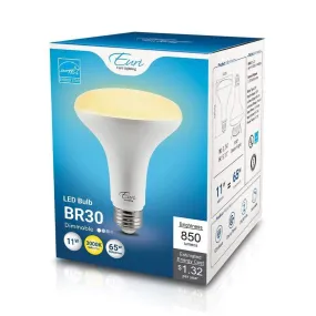 11W BR30 Dimmable LED Bulb - 110 Degree Beam - E26 Base - 850 Lm