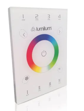 120V RGB LED Strip Lights - DMX Wall Controller with Color Wheel