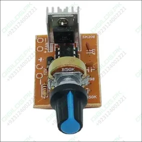 12v 5a Dc Dimmer Dc Fan Motor Pwm Speed Controller Module In Pakistan