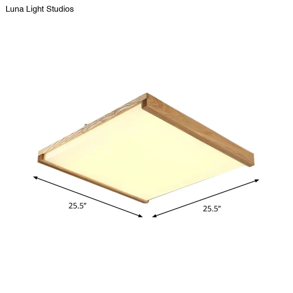 14.5"/25.5"/38" Nordic Acrylic Hotel LED Flushmount Ceiling Light – Warm/White Light