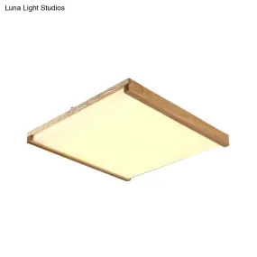 14.5"/25.5"/38" Nordic Acrylic Hotel LED Flushmount Ceiling Light – Warm/White Light