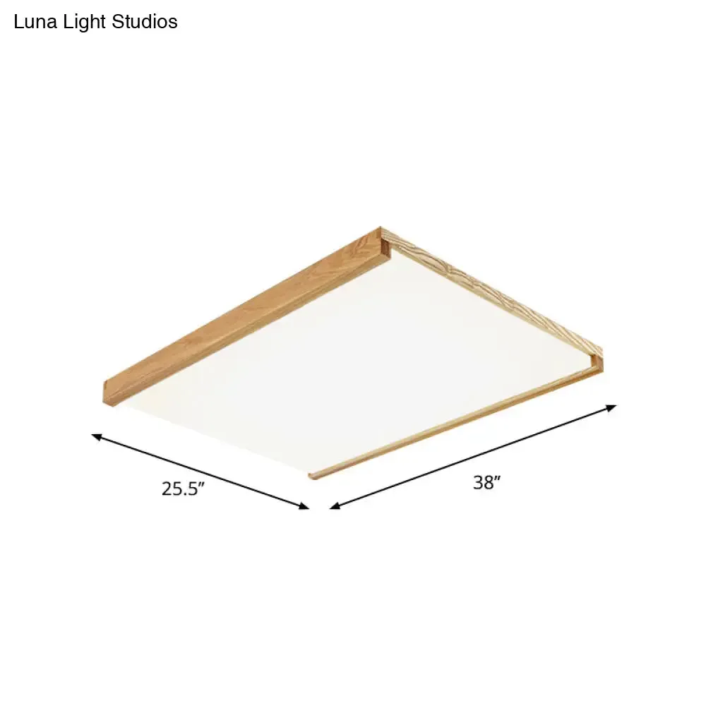 14.5"/25.5"/38" Nordic Acrylic Hotel LED Flushmount Ceiling Light – Warm/White Light