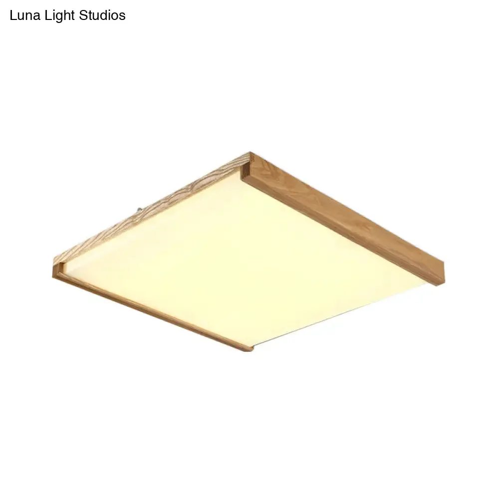 14.5"/25.5"/38" Nordic Acrylic Hotel LED Flushmount Ceiling Light – Warm/White Light