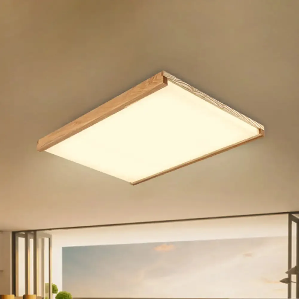 14.5"/25.5"/38" Nordic Acrylic Hotel LED Flushmount Ceiling Light – Warm/White Light