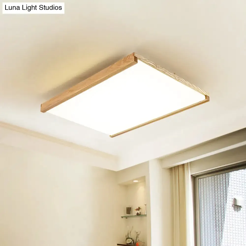 14.5"/25.5"/38" Nordic Acrylic Hotel LED Flushmount Ceiling Light – Warm/White Light
