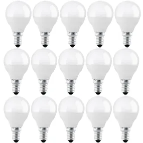 15 x E14 LED Lamp/Bulb Dimmable 4W (40W Equivalent)