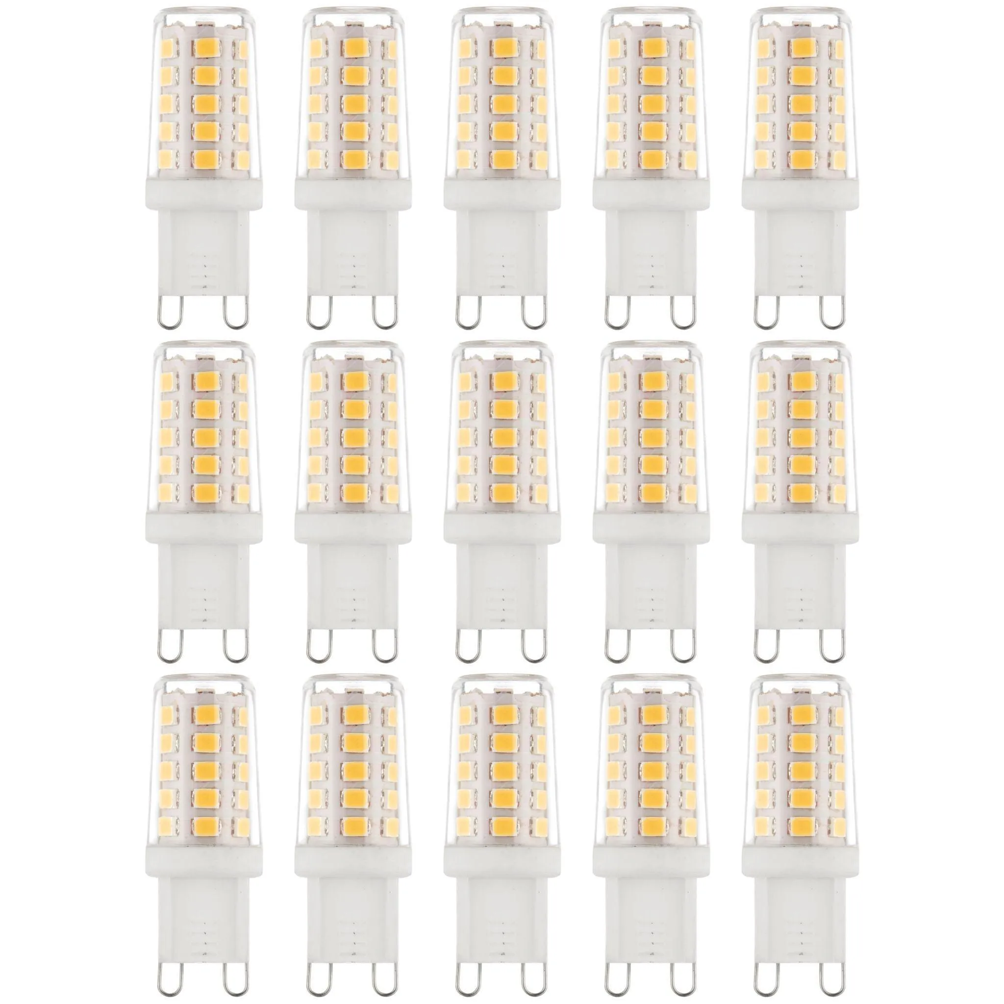 15 x G9 LED Non-Dimmable Light Bulb 2.3W Warm White