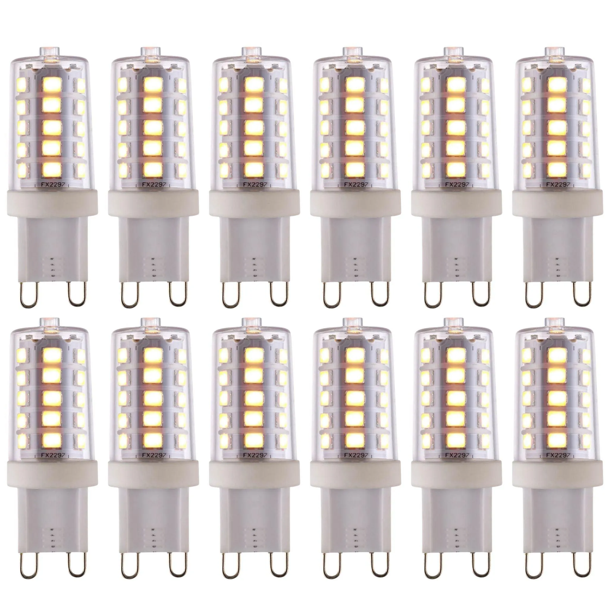 15 X G9 LED SMD Dimmable Light Bulb 3.7W Warm White