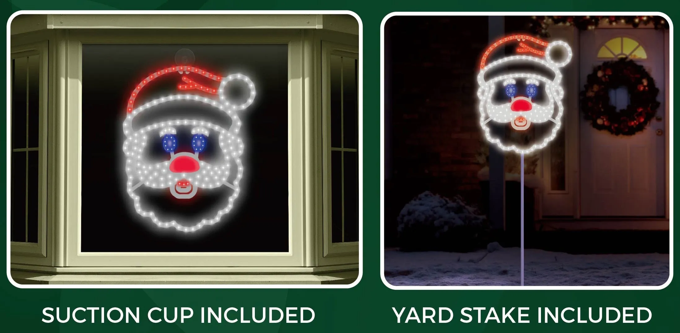 15.5" Singing Santa LED Decoration with Motion Sensor