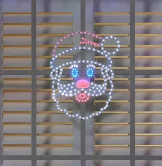 15.5" Singing Santa LED Decoration with Motion Sensor