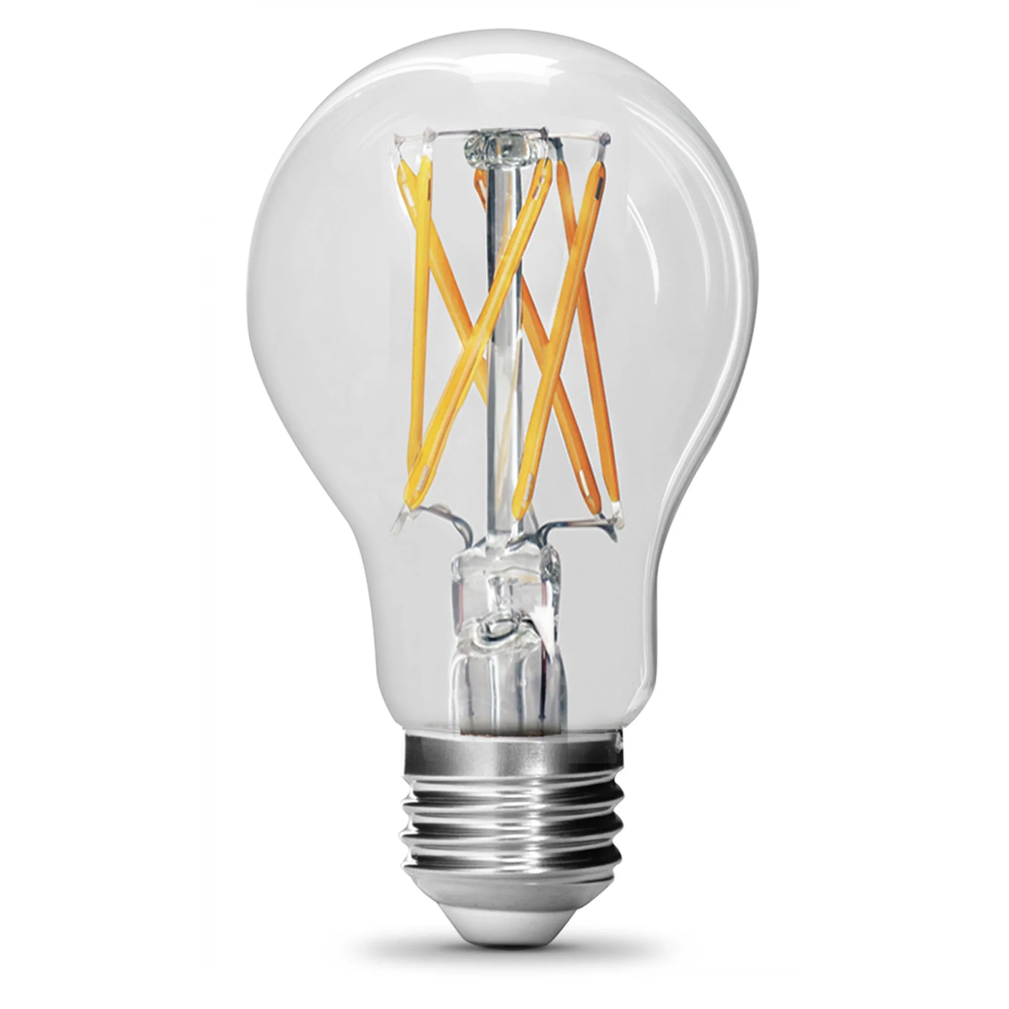 15W (100W Equivalent) Soft White (2700K) A19 Dimmable General Purpose Clear Glass Filament Enhance LED (2-Pack)