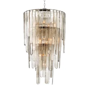 16 Light Pendant from the Fenwater Collection in Polished Nickel Finish by Hudson Valley