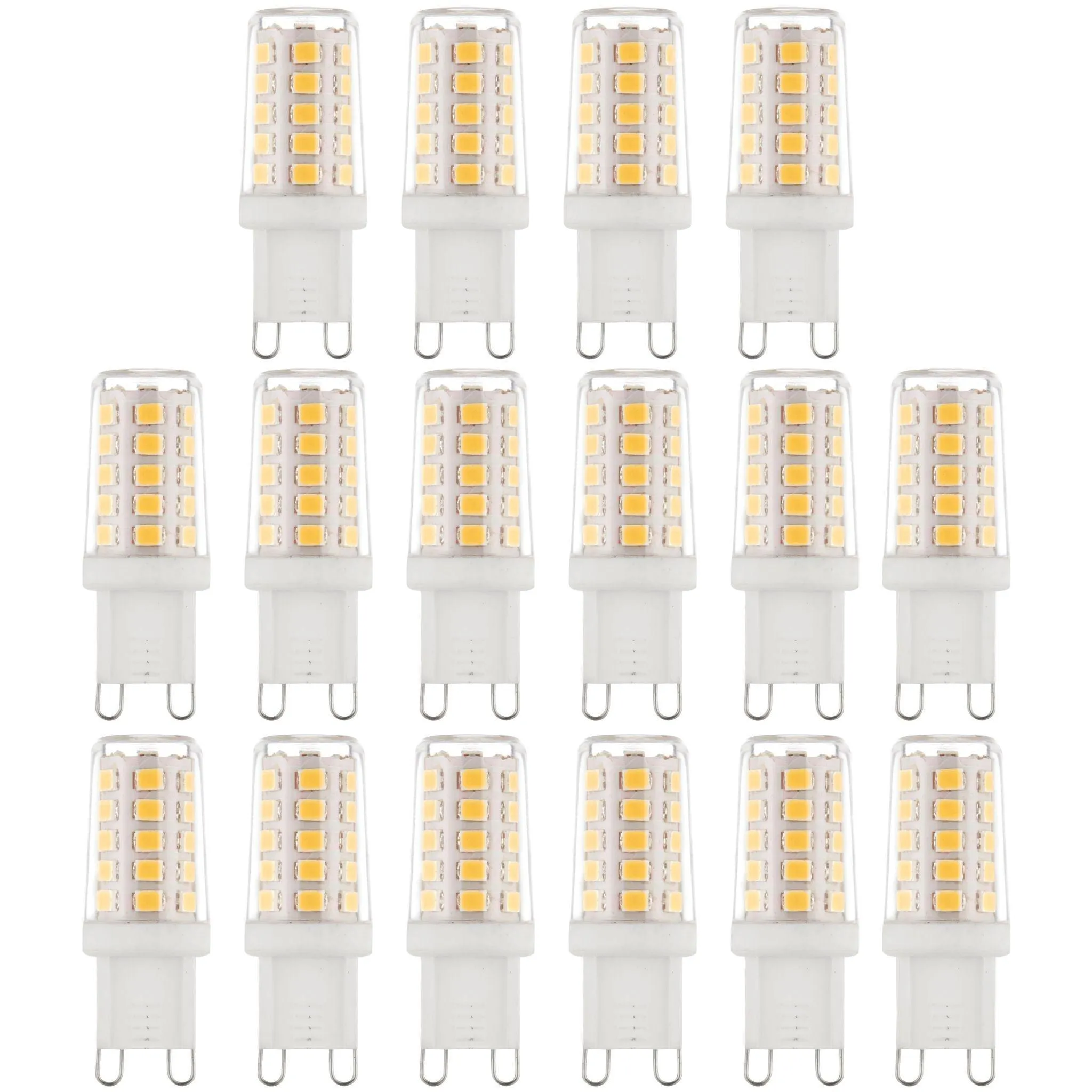 16 x G9 LED Non-Dimmable Light Bulb 2.3W Warm White