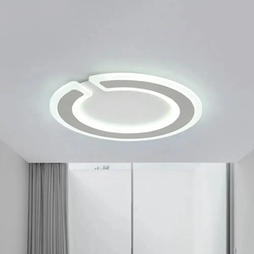 16.5"/20.5" Dia Round Ceiling Lamp - Simple & Elegant LED Flushmount Lighting in Warm/White/Natural Light