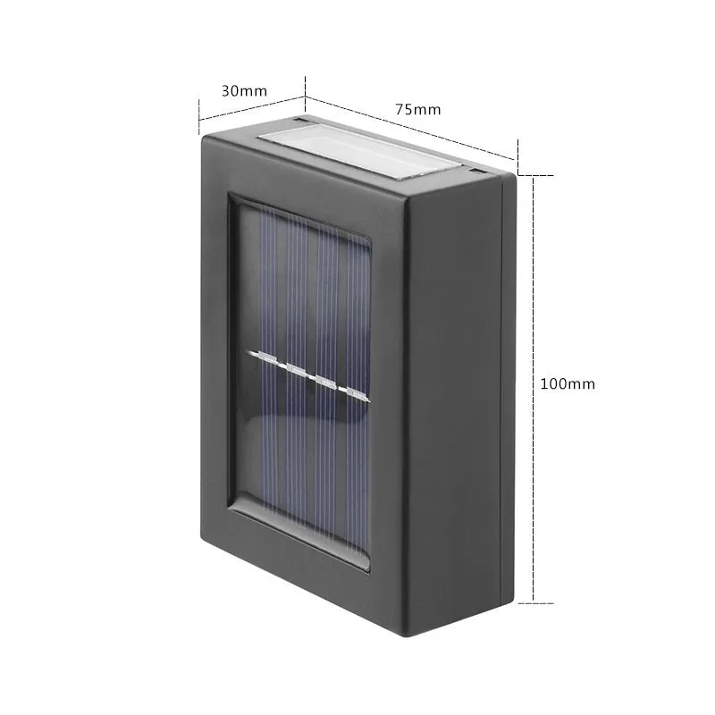 2 Pack 2LED Solar Up and Down Sensor Wall Light