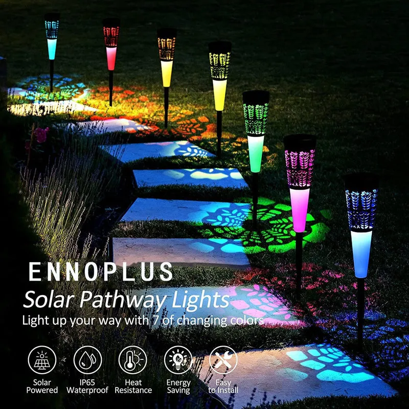 2 Pack Solar Landscape Lights for Lawn Patio Yard Pathway