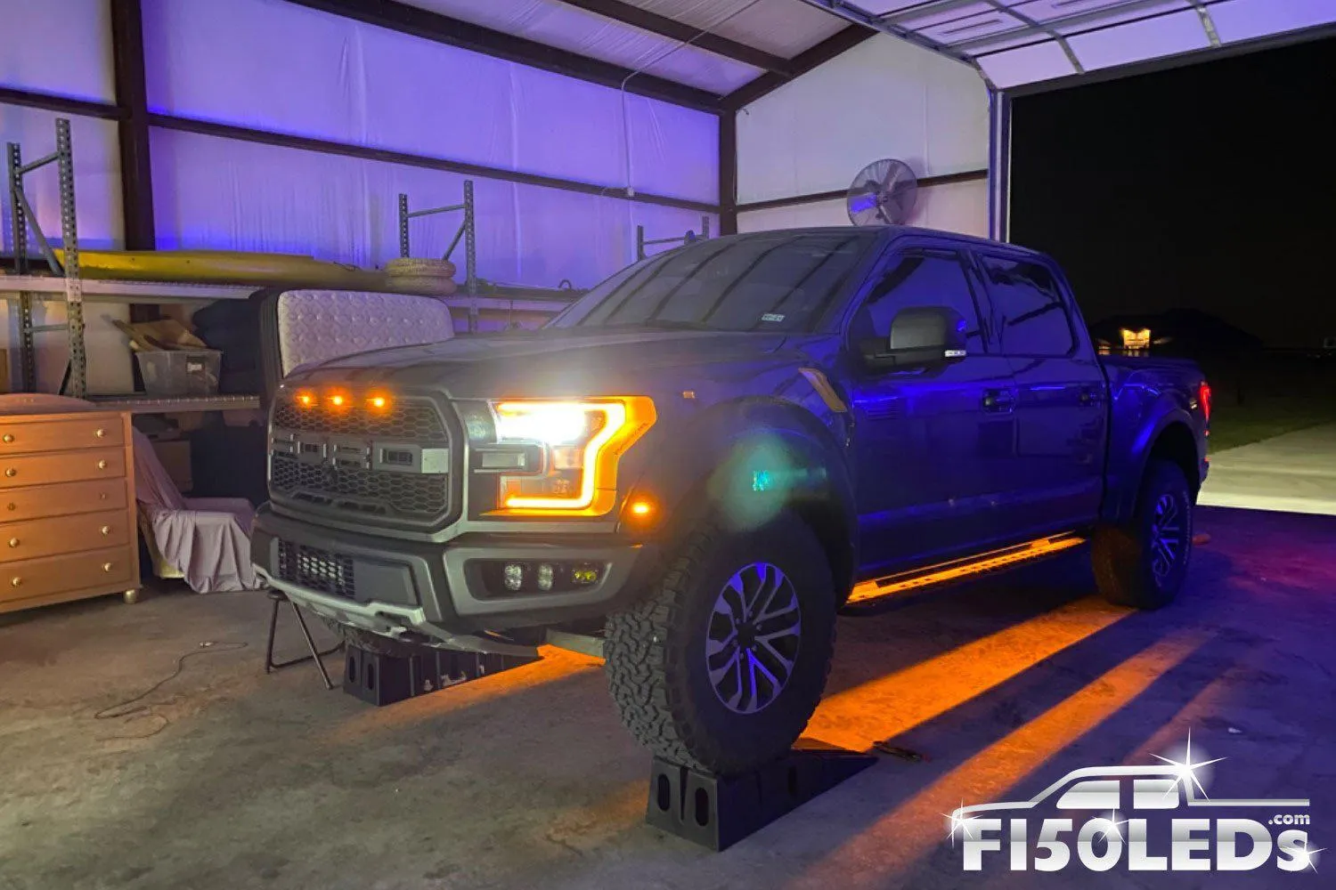 2017-2020 F150 Raptor Running Board/Area Premium LED Light Kit