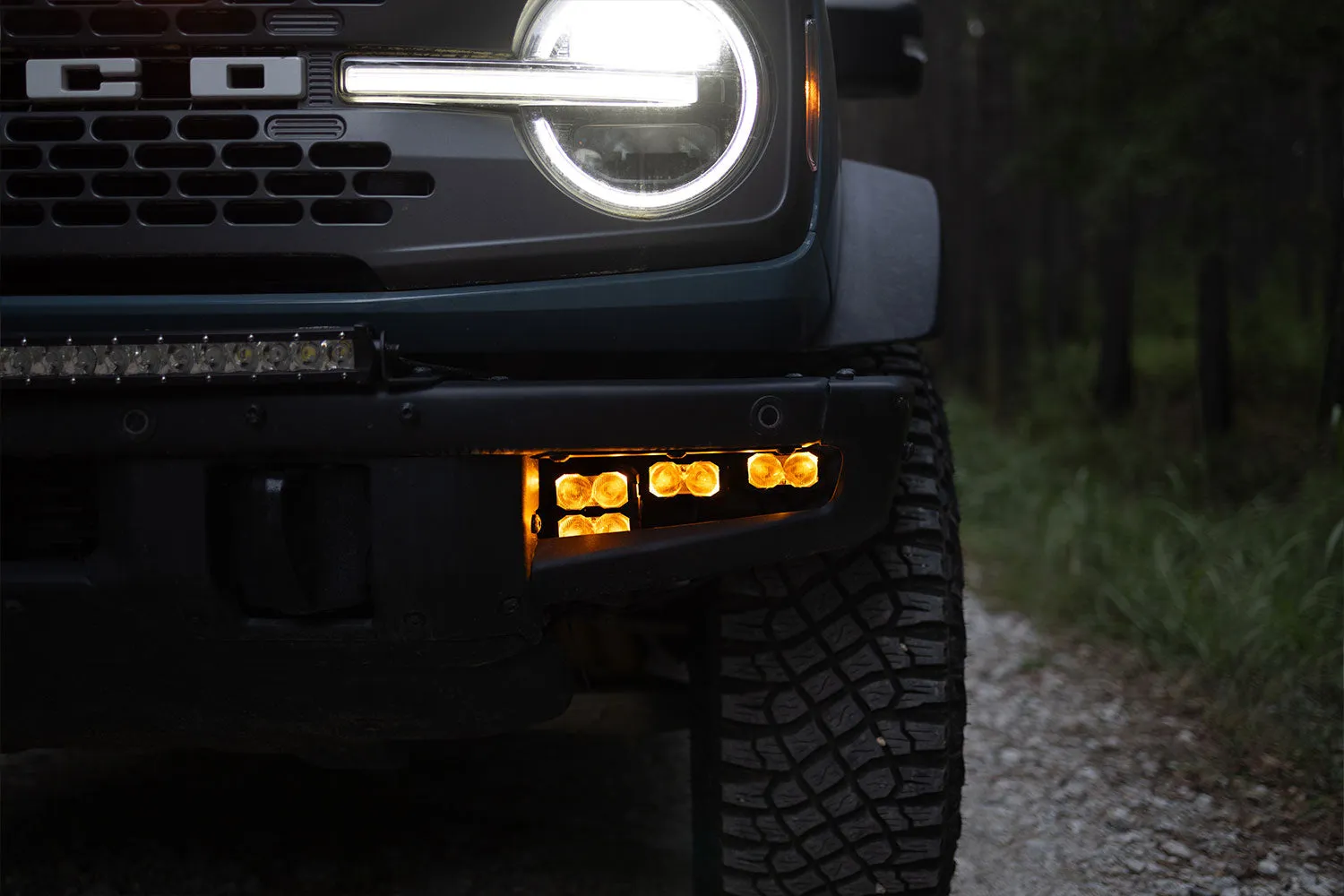 2021 - 2024 Ford Bronco LED Fog Lights CREE MKII Spartan Series