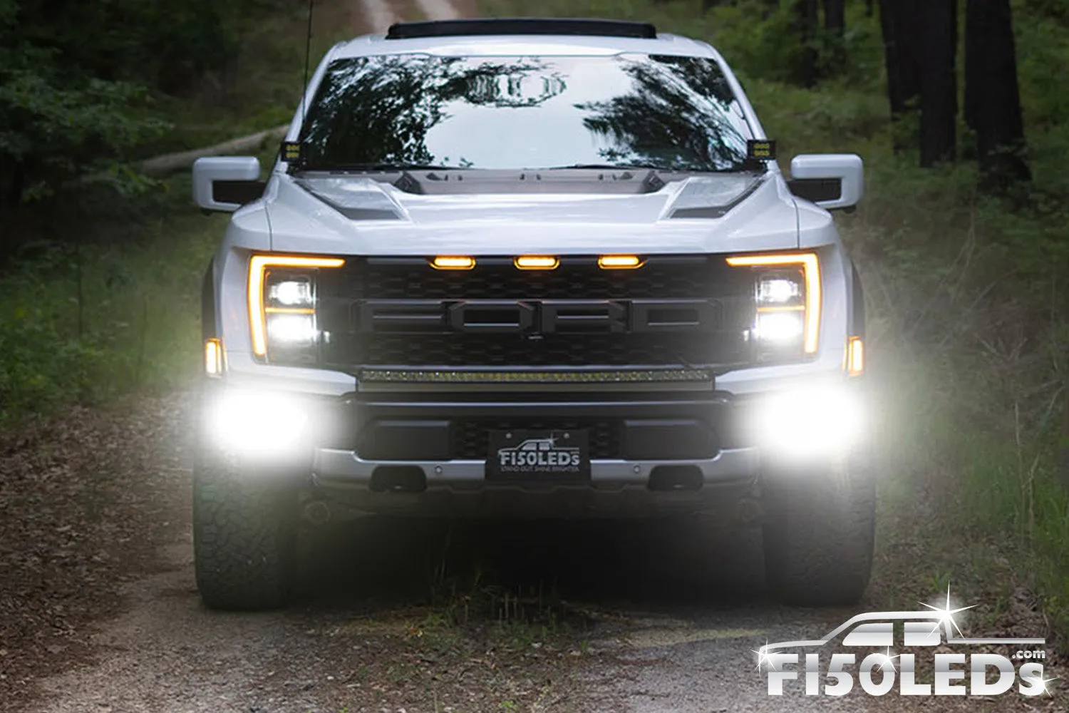 2021 - 2025 Ford F150 Raptor MKII Spartan Series Cree LED Tri-Fog Light Kit