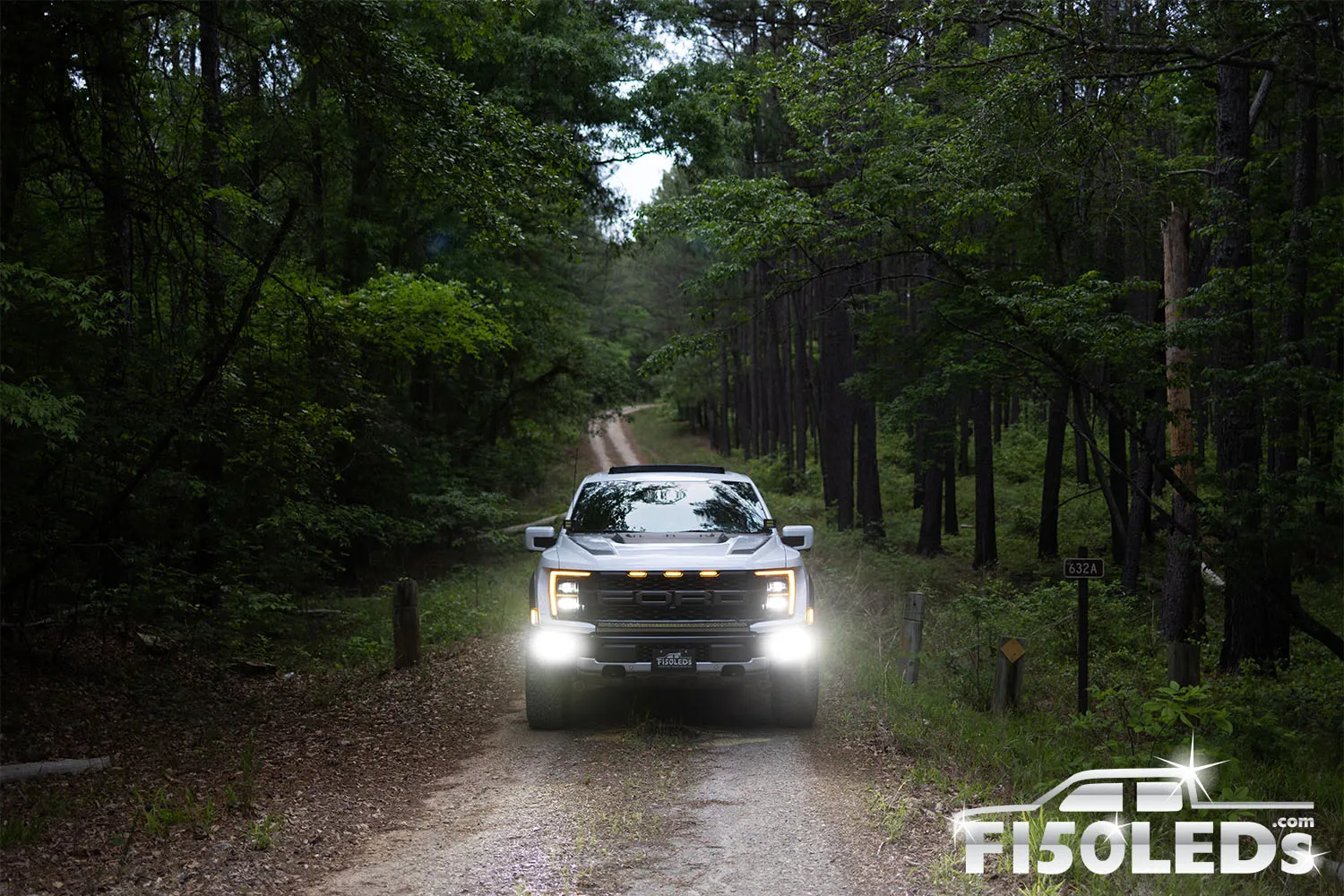 2021 - 2025 Ford F150 Raptor MKII Spartan Series Cree LED Tri-Fog Light Kit