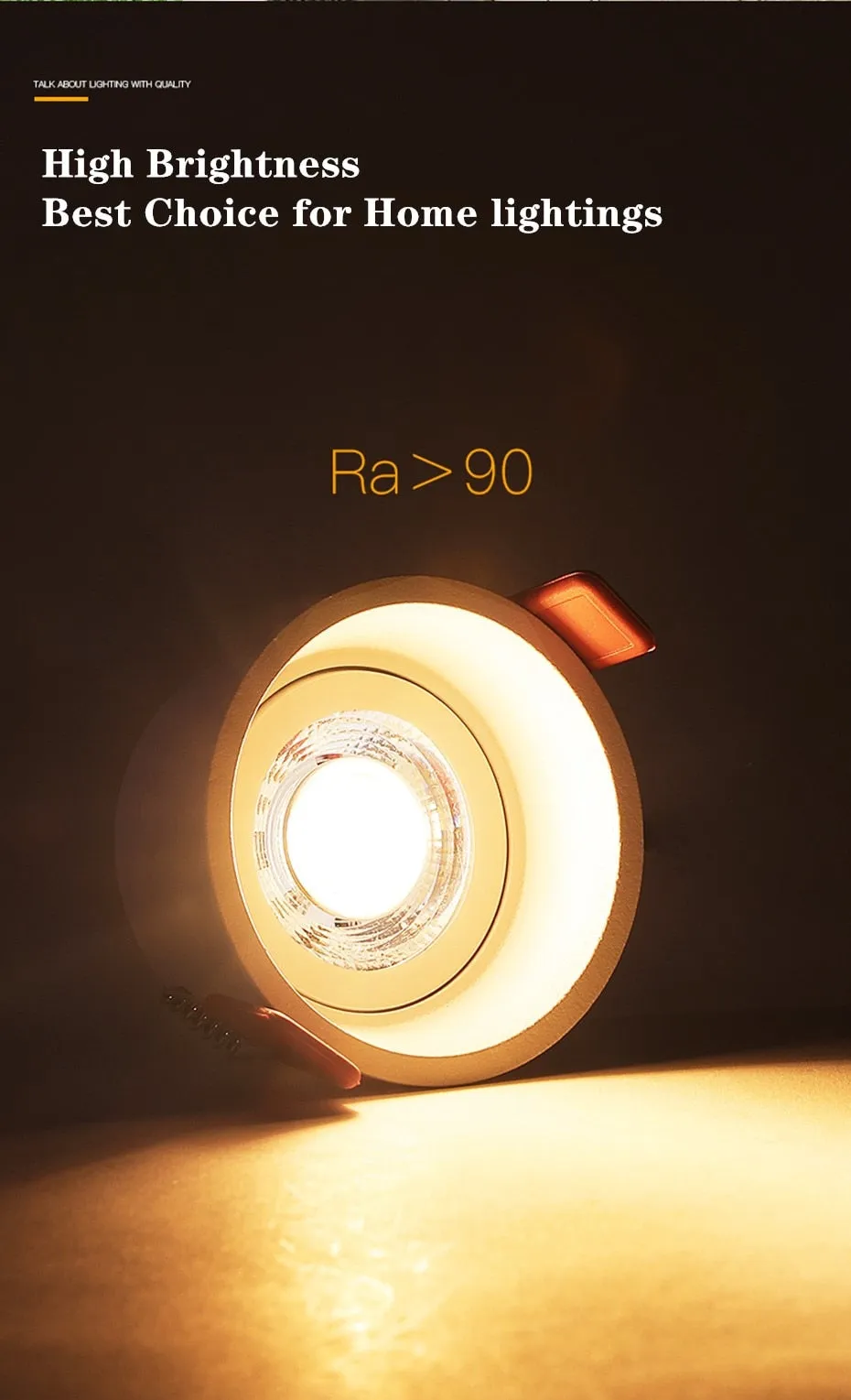 2021 NEW No Glare LED Downlight 220V 110V led Bulb 7W 15W 18W Cob Spot light led Recessed Ceiling Downlight Warm/Natural White
