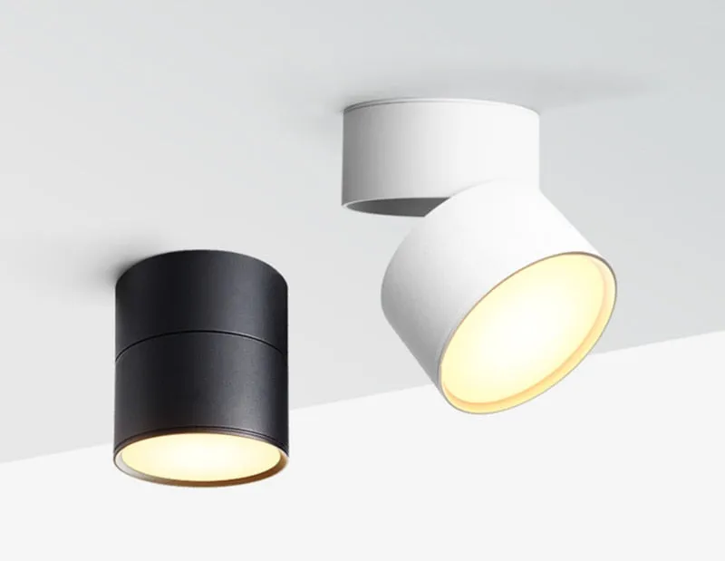 2021 New Style Anti-glare Dimmable Surface Mounted Rotating LED Downlight 20W 15W 10W Epistar Spot Light Ceiling Lamp AC90-260V