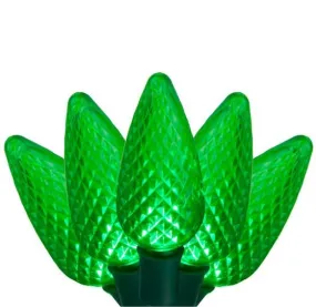 25 Green C9 Large Lens - Premium - LED Christmas Lights