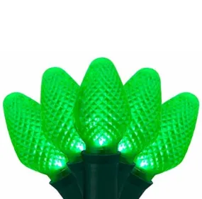 25 Green LED C7 - Premium - LED Christmas Lights
