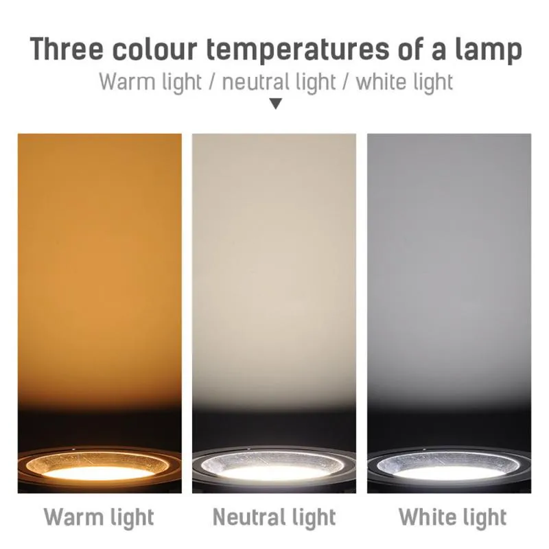 2.5 inch 5W 3 Color LED downlight 5W embedded round LED spotlight ceiling light indoor lighting ceiling light