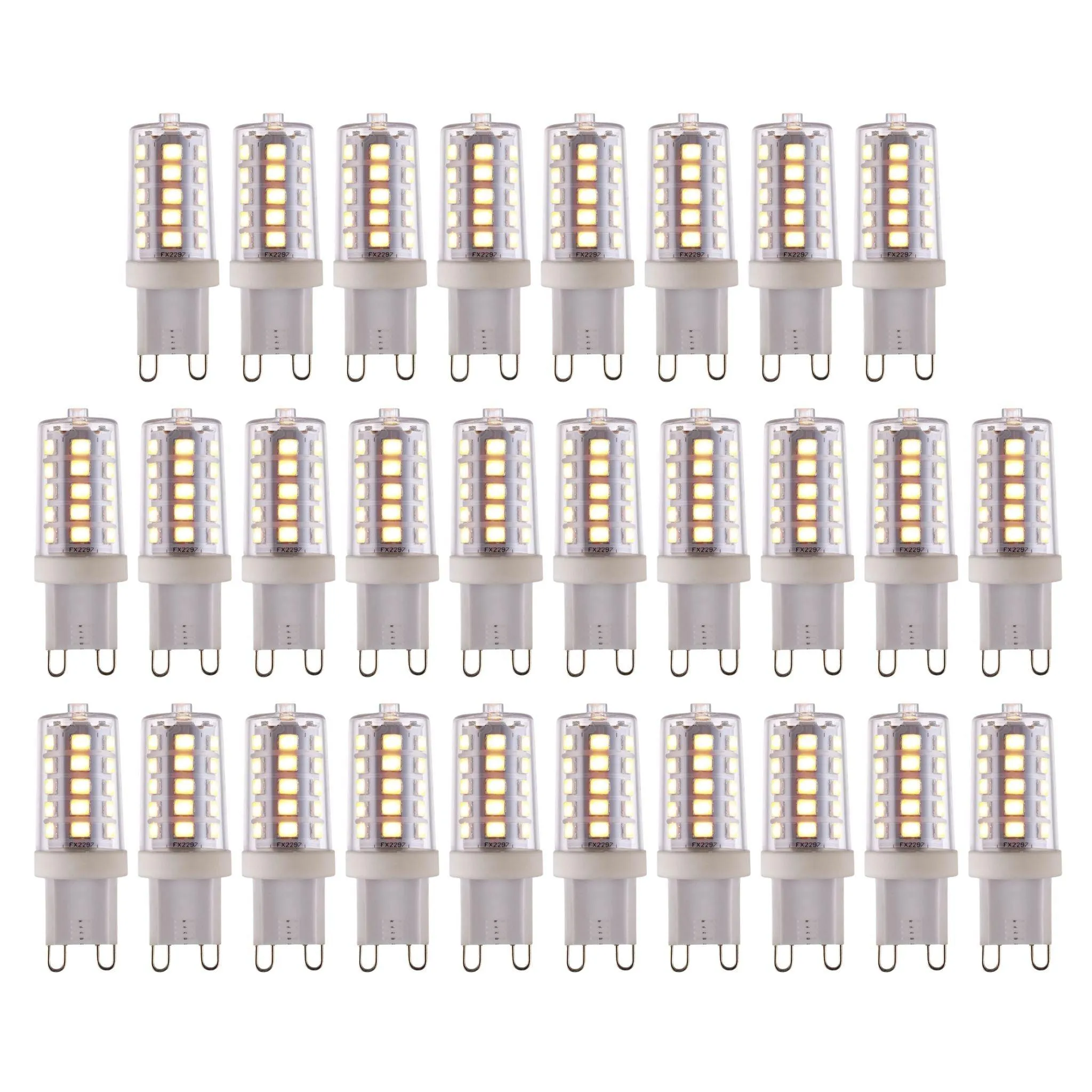 28 X G9 LED SMD Dimmable Light Bulb 3.7W Warm White