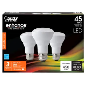 3-Pack 45W R20 Enhance Reflector LED Light Bulbs R20DM/9