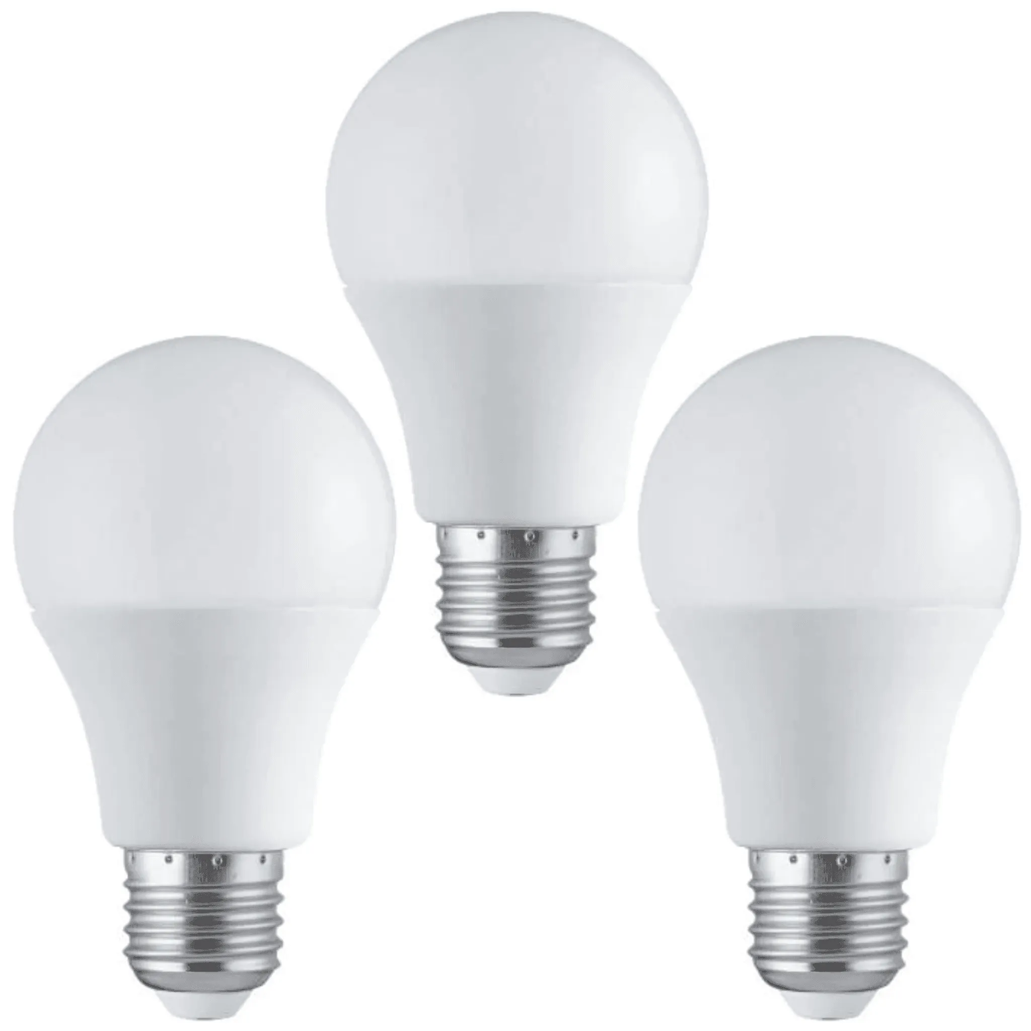 3 x E27 LED 10W Non-Dimmable Lamp/Bulb (60W Equivalent)