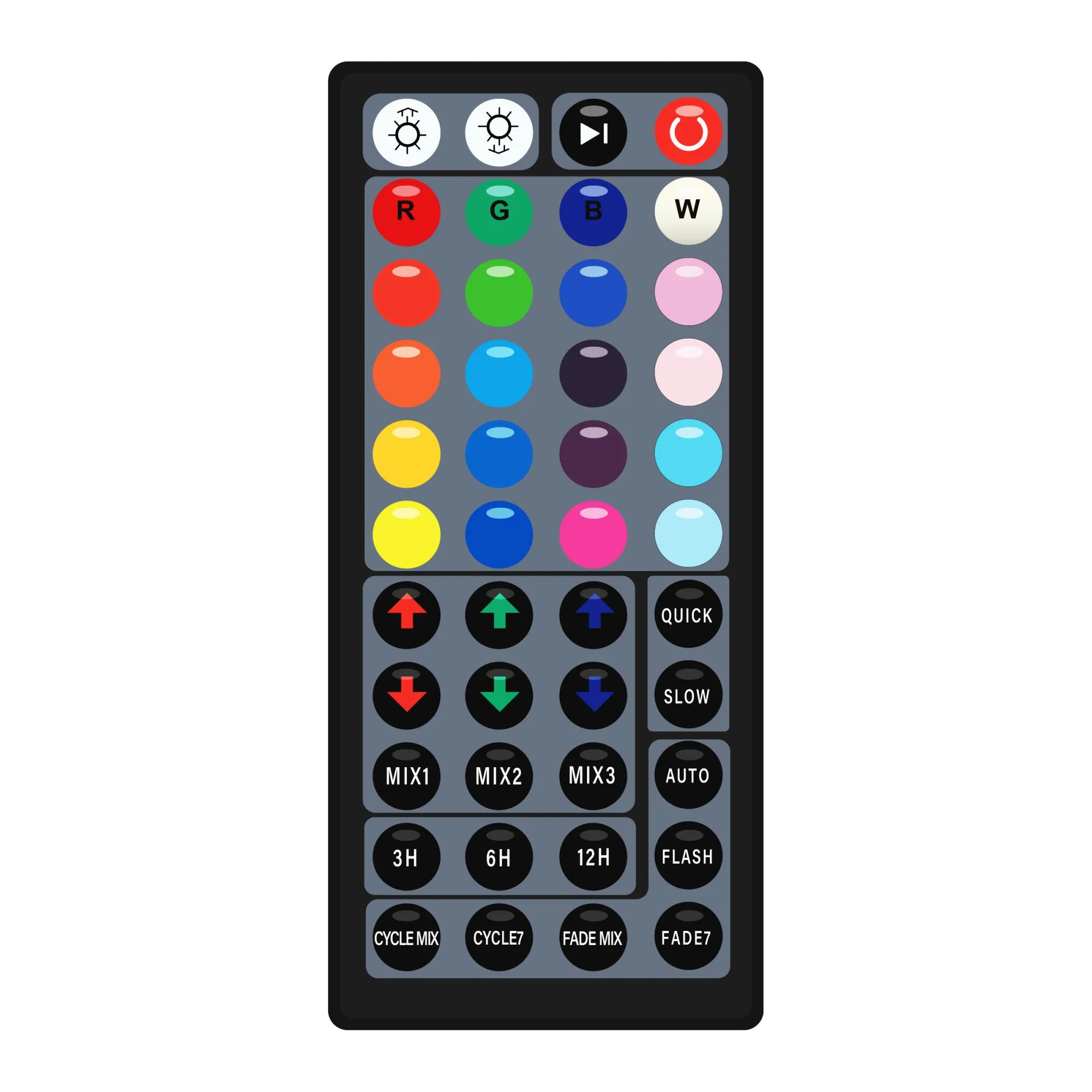 30W Color Caster Multi-Color Rechargeable Outdoor LED Flood Light with Remote Control