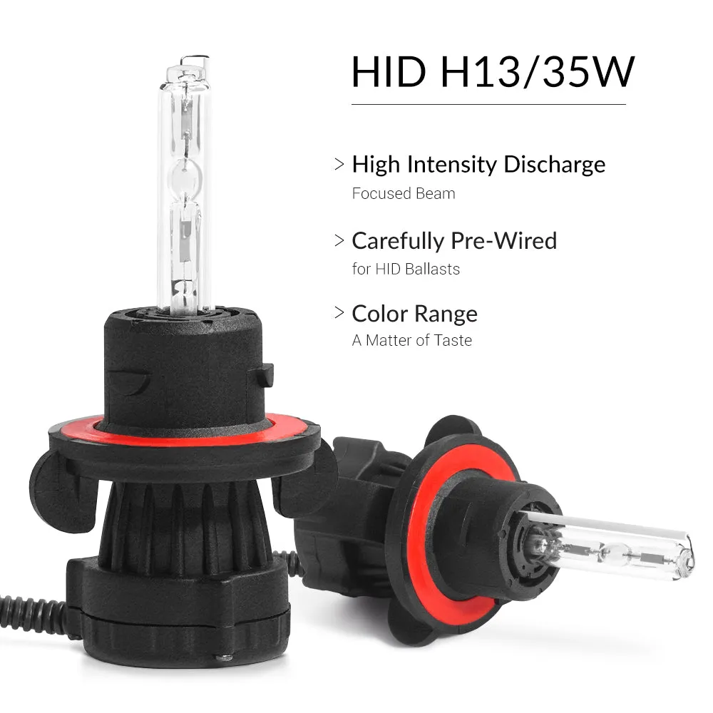 35W HID H13 (9008) Bi-Xenon Conversion Kit with Slim Digital Ballasts