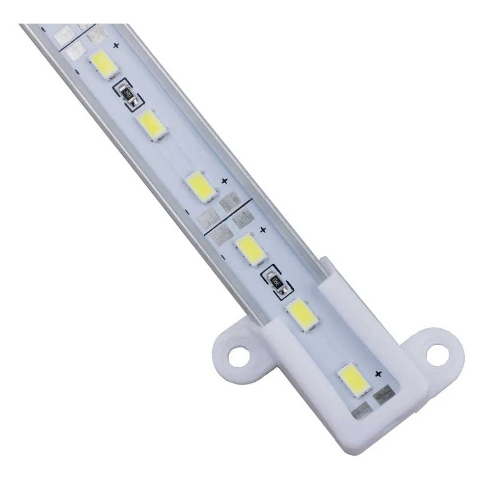 36 LED Day Pure White Aluminum Rigid Strip Bar Light Lamp Warm White DC 12V DIY For Home Automobile 1PC 7.2W 50CM 5050 5630 SMD