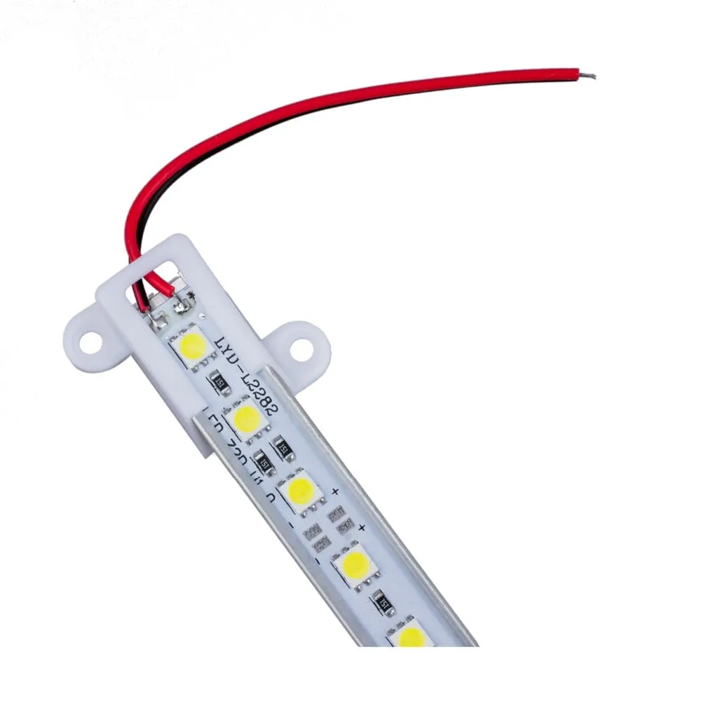36 LED Day Pure White Aluminum Rigid Strip Bar Light Lamp Warm White DC 12V DIY For Home Automobile 1PC 7.2W 50CM 5050 5630 SMD