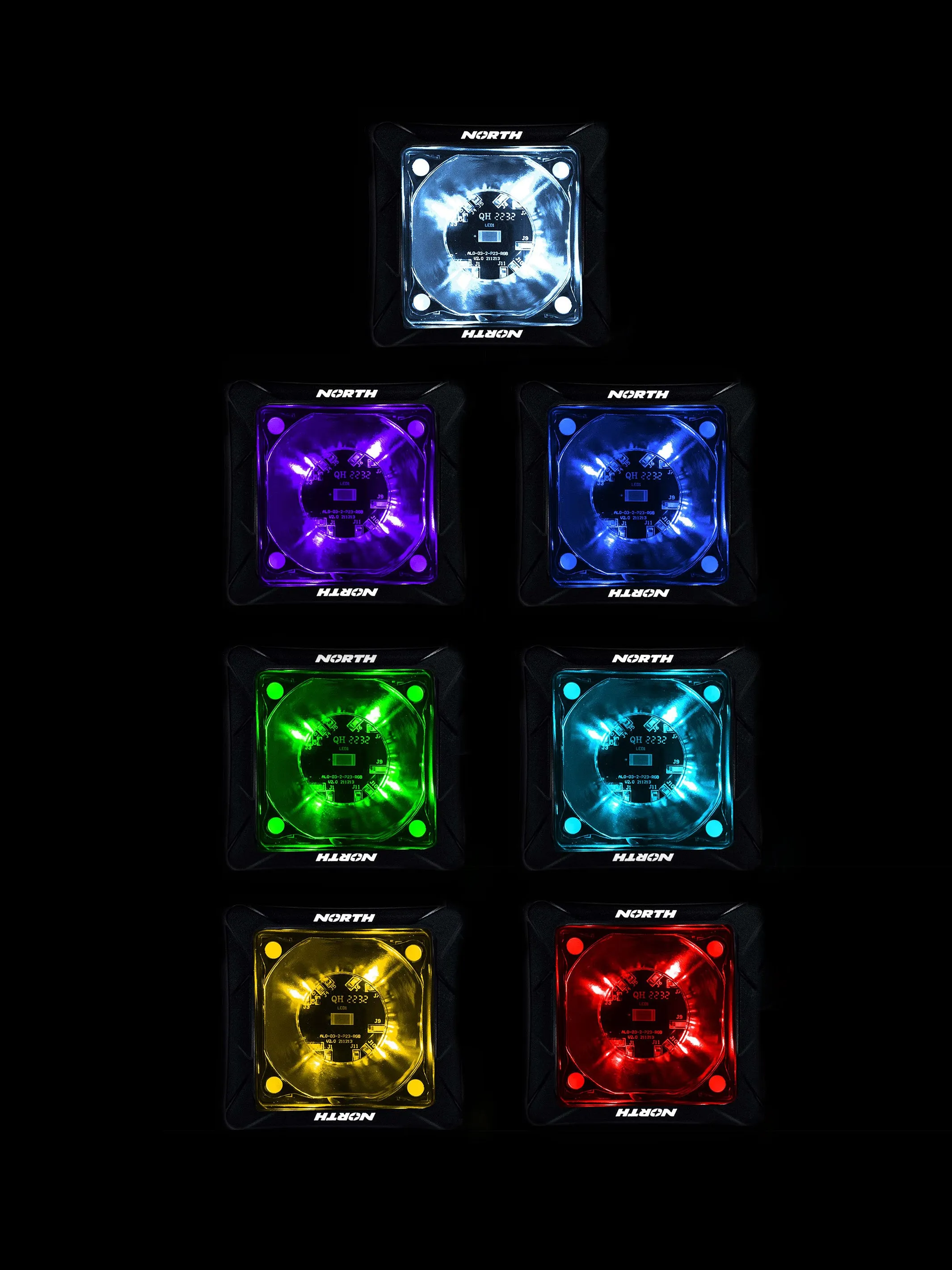 3" Cube Pod with RGB Backlight