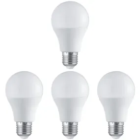 4 x E27 LED Dimmable 10W Lamp/Bulb (60W Equivalent)