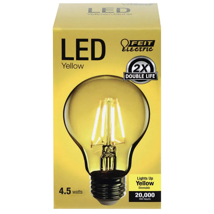 4.5W A19 Dimmable LED Filament Light Bulbs <p>See All Colors</p>