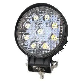 5 Inch 27W Round LED Work Light Bar Spot Flood Offroad Driving