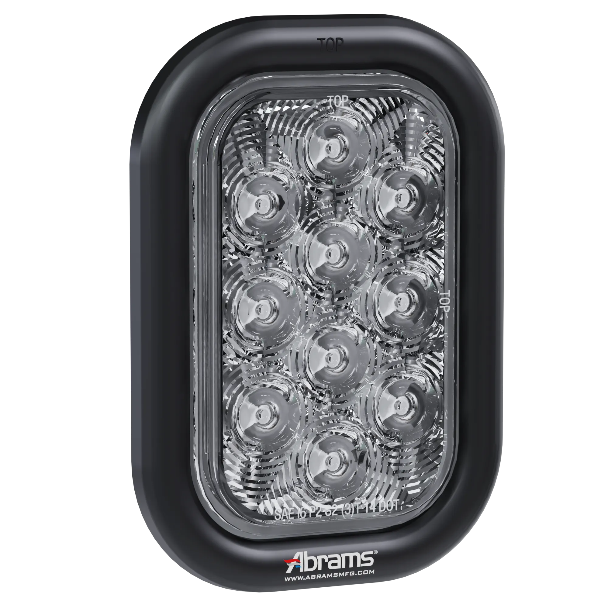 5″ Rectangular - 10 LED White Back Up Reverse Trailer Light