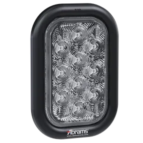 5″ Rectangular - 10 LED White Back Up Reverse Trailer Light