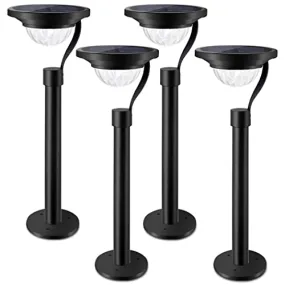 50 Lumens Solar Outdoor Lights Waterproof Solar Pathway Lights 12 Hrs for Walkway, Patio, Yard, Driveway, Garden - 4 Pack