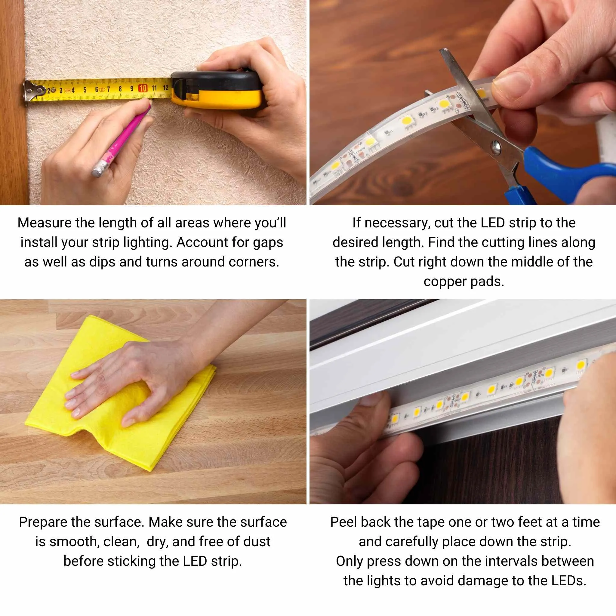 5050 RGB LED Strip with Bluetooth (16.4ft)